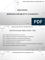 Kinh Doanh Dịch Vụ Logistics - Bài 1