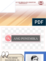 Ang Ponemika - Lesson 1