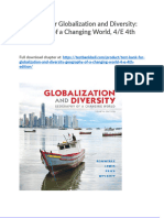 Test Bank For Globalization and Diversity Geography of A Changing World 4 e 4th Edition