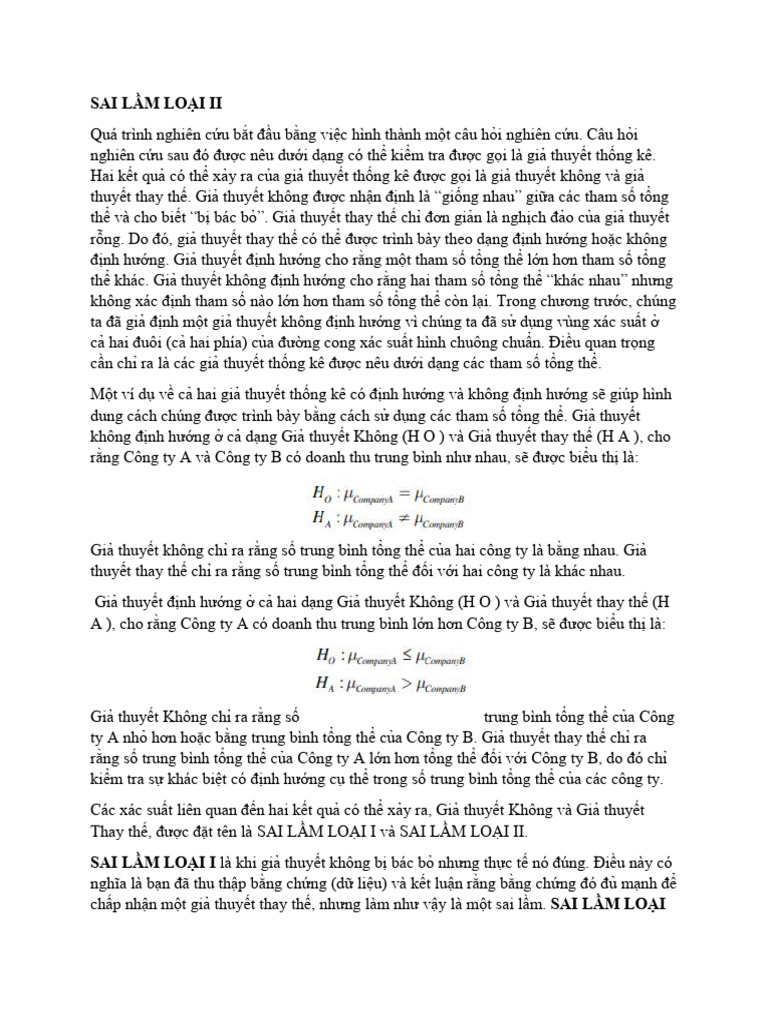SAI LẦM LOẠI II P24 26 | PDF