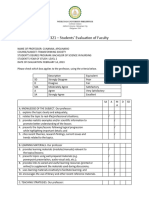 Eval of Prof