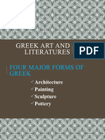Lesson 1. Greek Arts and Literature