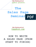 Sales Page Seminar Slides UNCUT 2