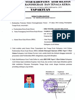 Surat Tanda Daftar Disnaker