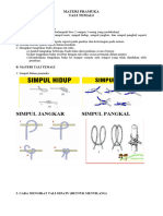 Materi Pramuka Tali Temali