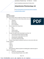 Test Bank For Integrated Cardiopulmonary Pharmacology 3rd Edition Colbert