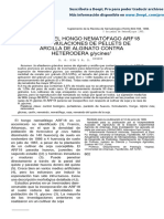 Efficacy of The Nematophagous Fungus ARF18 in es-ES