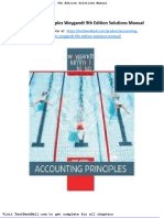 Accounting Principles Weygandt 9th Edition Solutions Manual