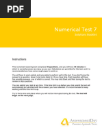 NumericalReasoningTest7 Solutions