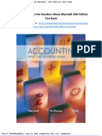 Accounting What The Numbers Mean Marshall 10th Edition Test Bank