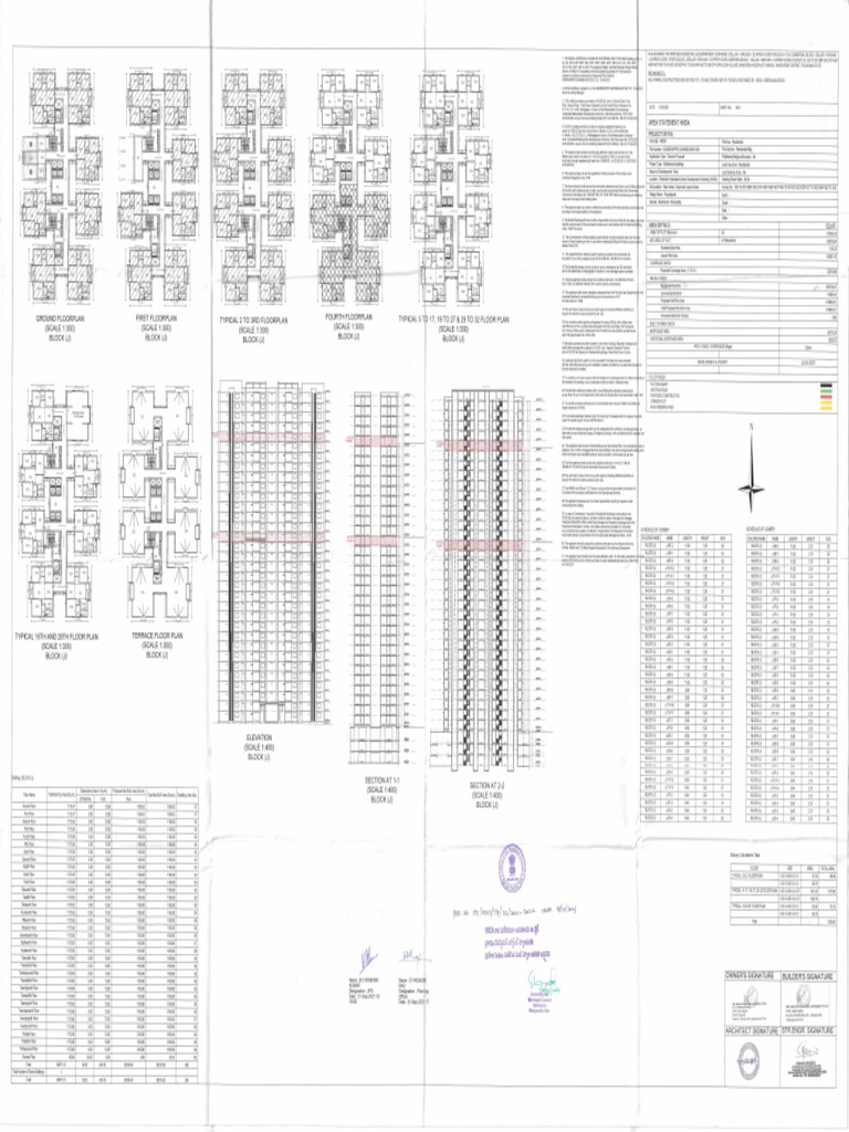 Aparna Zenon BlockJ Floor Plans PDF