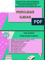 Pi TM 14 Penulisan Artikel Ilmiah