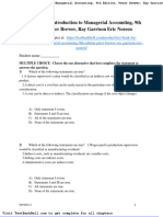 Test Bank For Introduction To Managerial Accounting 9th Edition Peter Brewer Ray Garrison Eric Noreen