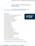 Solution Manual For Financial Institutions Markets and Money Kidwell Blackwell Whidbee Sias 11th Edition