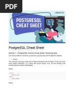 PostgreSQL Cheat Sheet - Hackr - Io