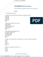 Test Bank For Macroeconomics 6th Edition by Blanchard