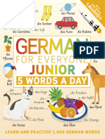 German for Everyone Junior, 5 Words a Day