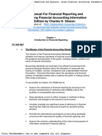 Solution Manual For Financial Reporting and Analysis Using Financial Accounting Information 12th Edition by Charles H Gibson