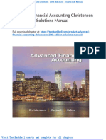 Advanced Financial Accounting Christensen 10th Edition Solutions Manual