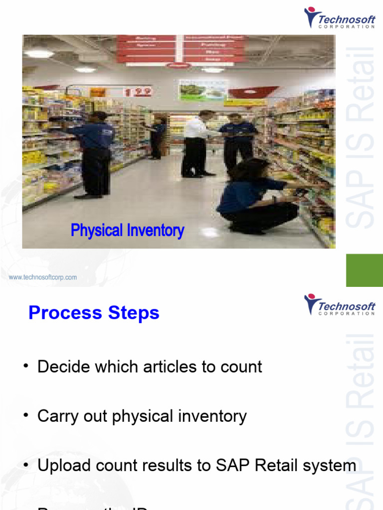 SAP Physical Inventory Process Guide | PDF