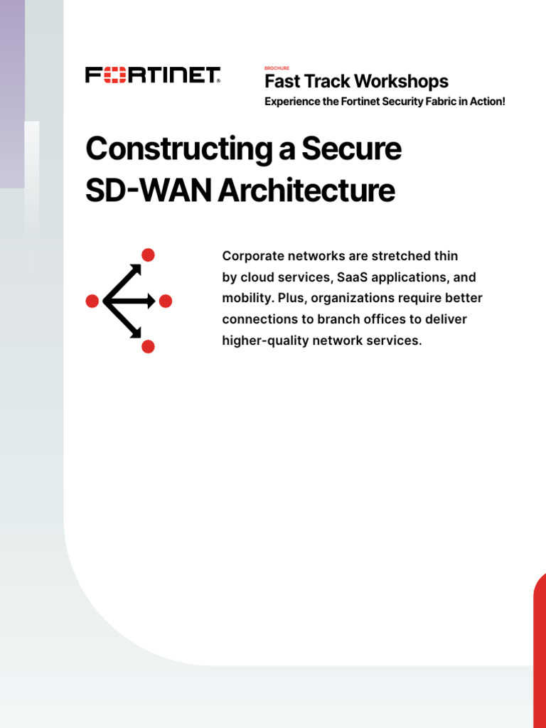 Secure SD-WAN Workshop Overview | PDF | Cloud Computing | Computer Network