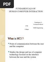 Unit I HCI Fundamentals