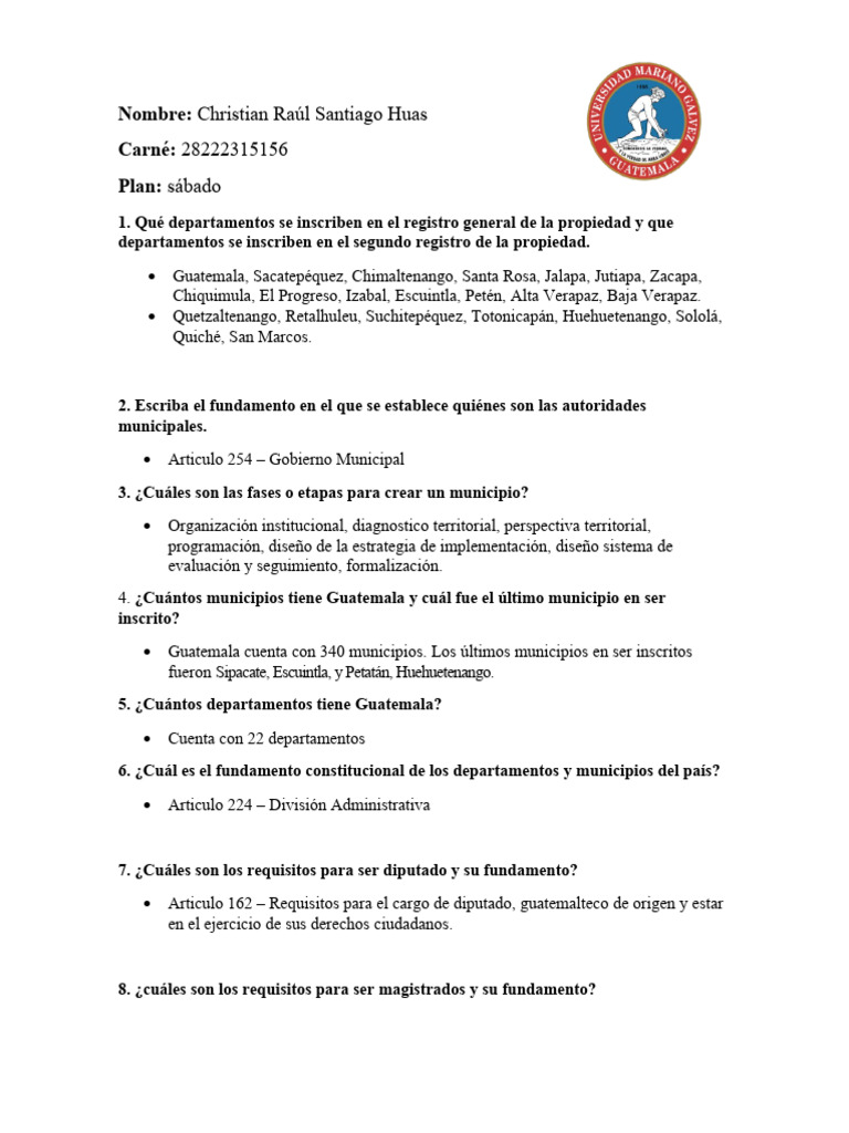 El Valor Del Capital Humano | PDF | Guatemala | Constitución