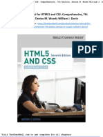 Solution Manual For Html5 and Css Comprehensive 7th Edition Denise M Woods William J Dorin
