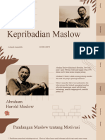 Achmad Amin, Teori Maslow