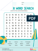 Bi Color Word Search Writing Words Foundational Worksheet 1