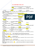 T11. Monthly Test - KEY