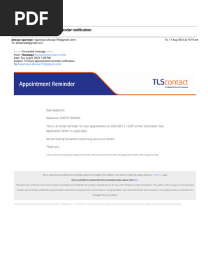  appointment reminder notification