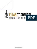 Libro Iniciacion Al Violin Elias Tosonieri