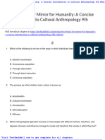 Test Bank For Mirror For Humanity A Concise Introduction To Cultural Anthropology 9th Edition