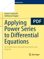 Sochacki J Tongen A Applying Power Series To Differential Eq