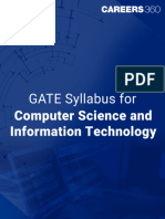 GATE Syllabus Computer Science and Information Technology