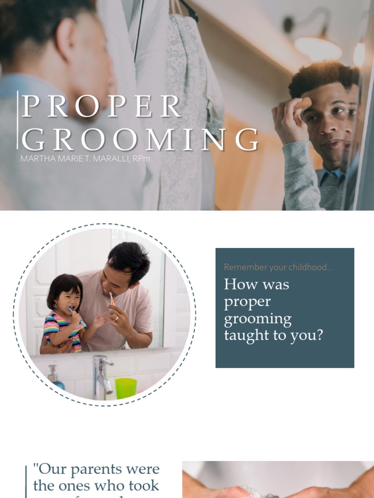 Proper Grooming PDF Hairstyle Toothbrush