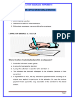 Chapter 8-Effect of Material Alteration