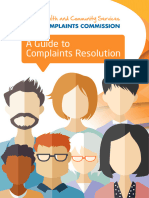 HCSCC Guide To Complaints Resolution Web