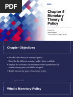 Ch-5 - Monetary Policy