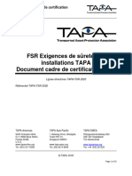 TAPA FSR Certification Framework Document Master V3 FR