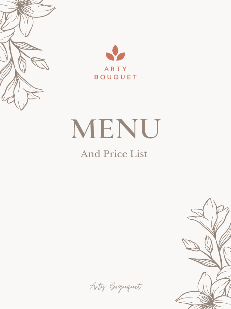 Menu&Price List 2022 PDF