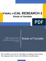 Lesson 3 Kinds of Variables Levels of Measurement