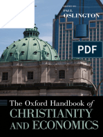 (Oxford Handbooks) Paul Oslington - The Oxford Handbook of Christianity and Economics-Oxford University Press (2014)