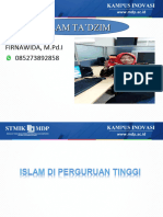 Islam Di PT