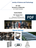 Helical Springs (Civil Engg. For AUST EEE 1/1)