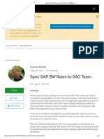 Sync SAP BW Roles to SAC Team _ SAP Blogs