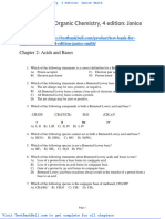 Test Bank For Organic Chemistry 4 Edition Janice Smith