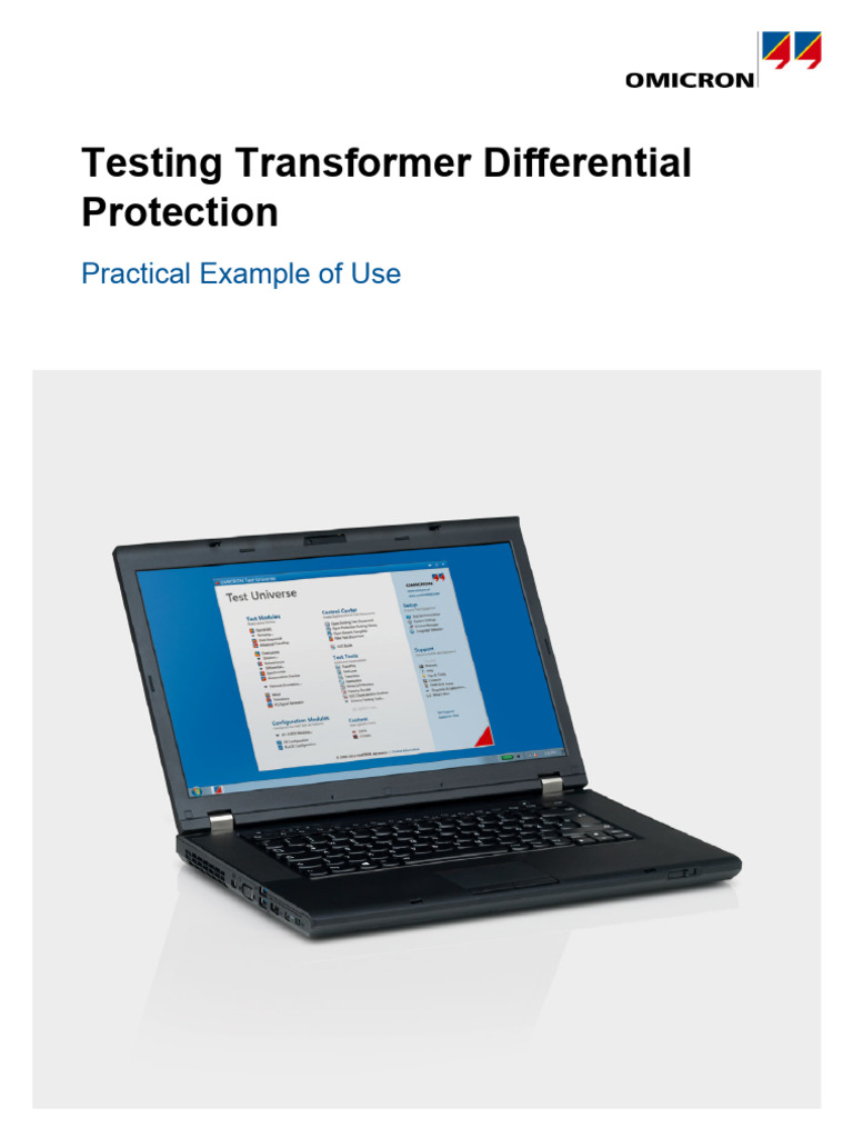 Transformer Differential Protection Testing Guide | PDF | Transformer ...