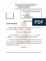 Constancia de Conducta 6° A